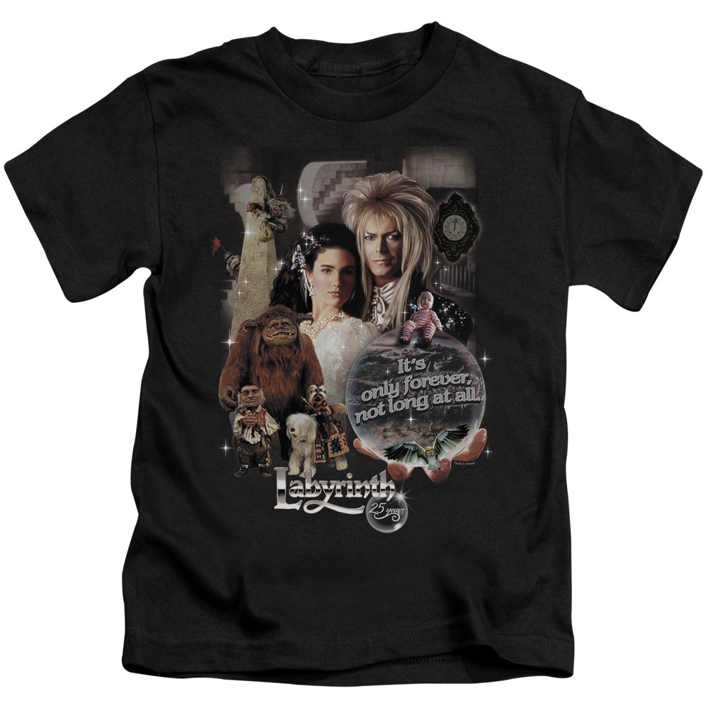 Labyrinth 25 Years of Magic Juvenile Kids Youth T Shirt Black Officially Licensed