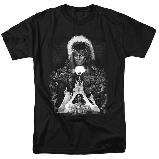 Labyrinth Castle Mens T Shirt Black Officially Licensed