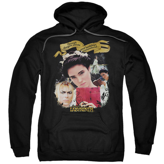 Labyrinth Dangers Untold Mens Hoodie Black Officially Licensed