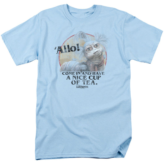 Labyrinth Tea Mens T Shirt Light Blue Officially Licensed
