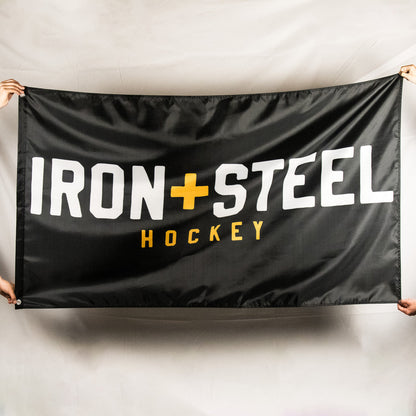 Iron+Steel Hockey Flag