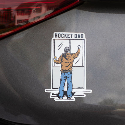 Hockey Dad Car Magnet