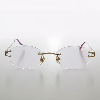 Oval Reading Glasses with Soft Tinted Lens - Lauren