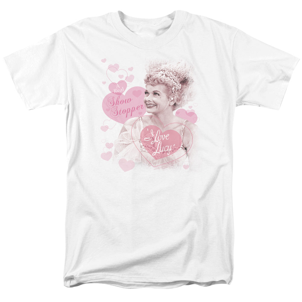 I Love Lucy Show Stopper Mens T Shirt White Officially Licensed