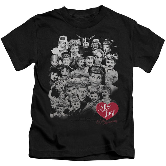 I Love Lucy 60 Years of Fun Juvenile Kids Youth T Shirt Black Officially Licensed