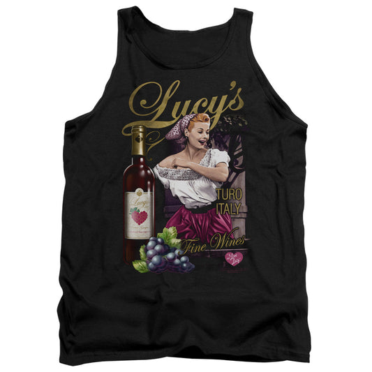I Love Lucy Bitter Grapes Mens Tank Top Shirt Black Officially Licensed
