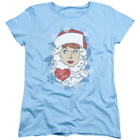 I Love Lucy Beard Flakes Womens T Shirt Light Blue Officially Licensed