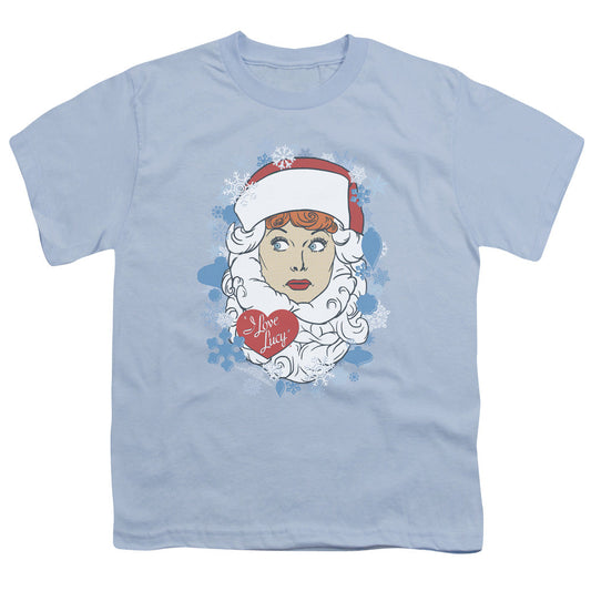 I Love Lucy Beard Flakes Kids Youth T Shirt Light Blue Officially Licensed