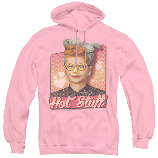 I Love Lucy Hot Stuff Mens Hoodie Pink Officially Licensed