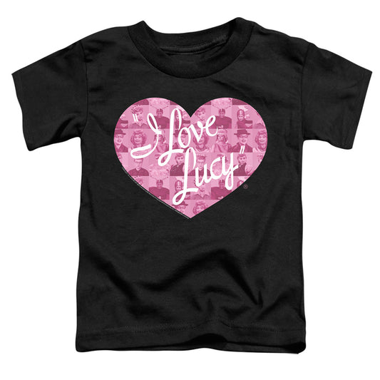 I Love Lucy Many Moods Logo Toddler Kids Youth T Shirt Black Officially Licensed