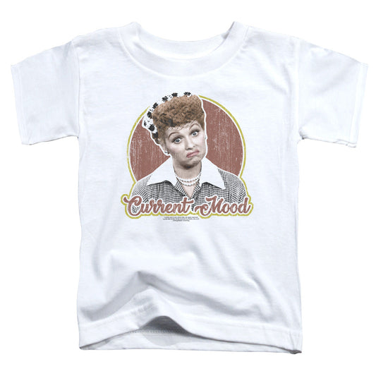 I Love Lucy Current Mood Toddler Kids Youth T Shirt White Officially Licensed