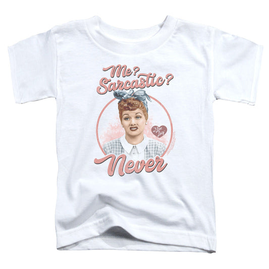 I Love Lucy Sarcastic Toddler Kids Youth T Shirt White Officially Licensed
