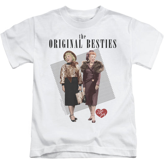 I Love Lucy Original Bestie Juvenile Kids Youth T Shirt White Officially Licensed