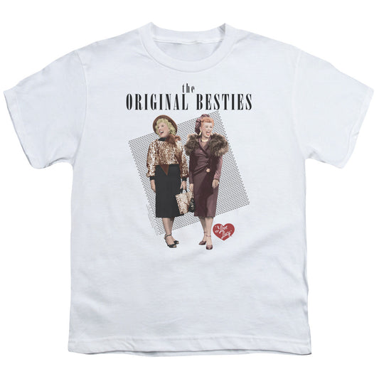 I Love Lucy Original Bestie Kids Youth T Shirt White Officially Licensed