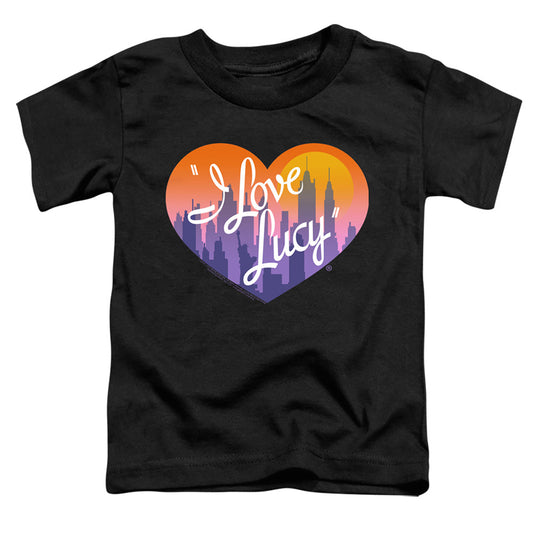 I Love Lucy Heart of the City Toddler Kids Youth T Shirt Black Officially Licensed