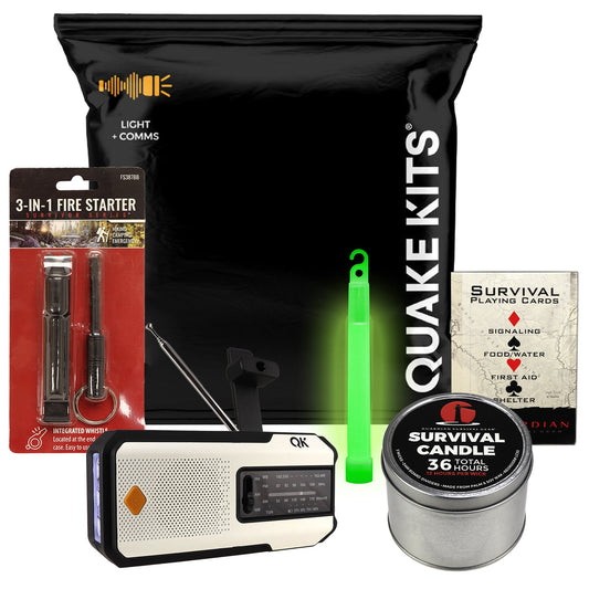 Quake Kits Light and Communication Pack