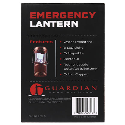 Collapsible Solar Lantern | Rechargeable LED Camping Light
