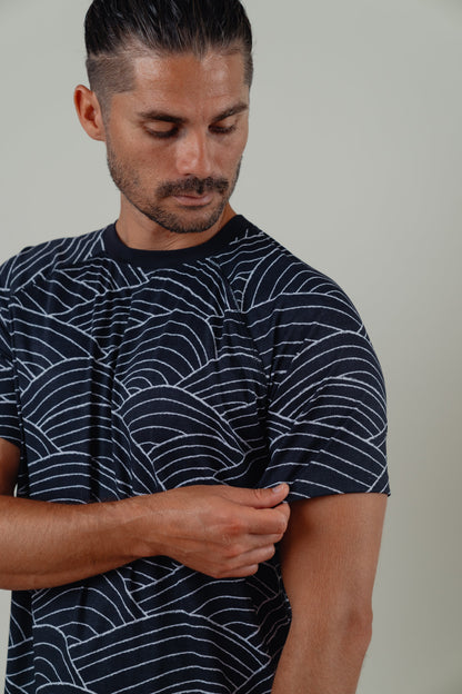 OLEU SUNSPORT™ UV TEE SHIRT - STORM CARBON