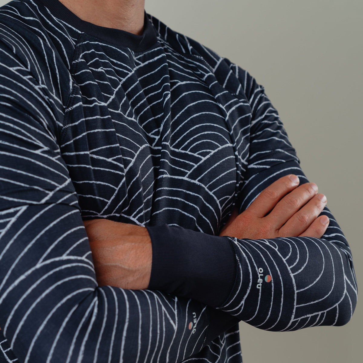 OLEU SUNSPORT™ UV TEE SHIRT - STORM CARBON