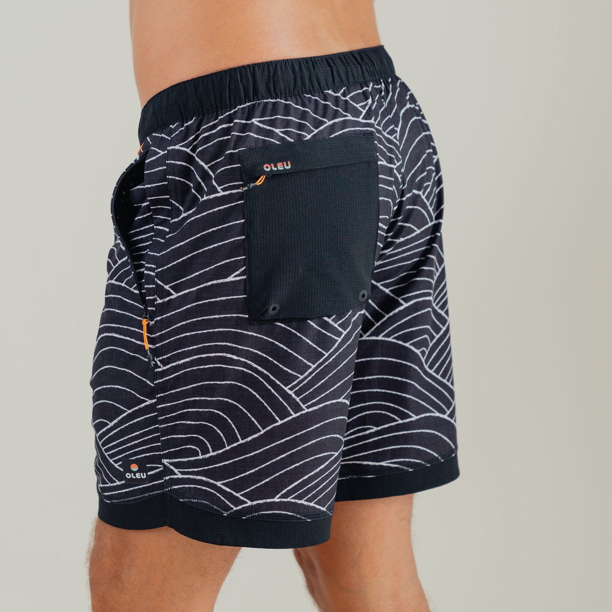 OLEU ALL-SHORT™ 6" INSEAM I 16.5" OUTSEAM - STORM in CARBON