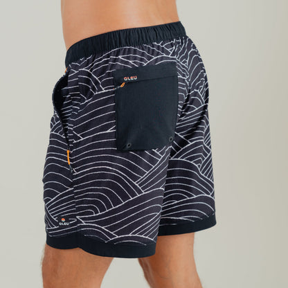 OLEU ALL-SHORT™ 6" INSEAM I 16.5" OUTSEAM - STORM in CARBON
