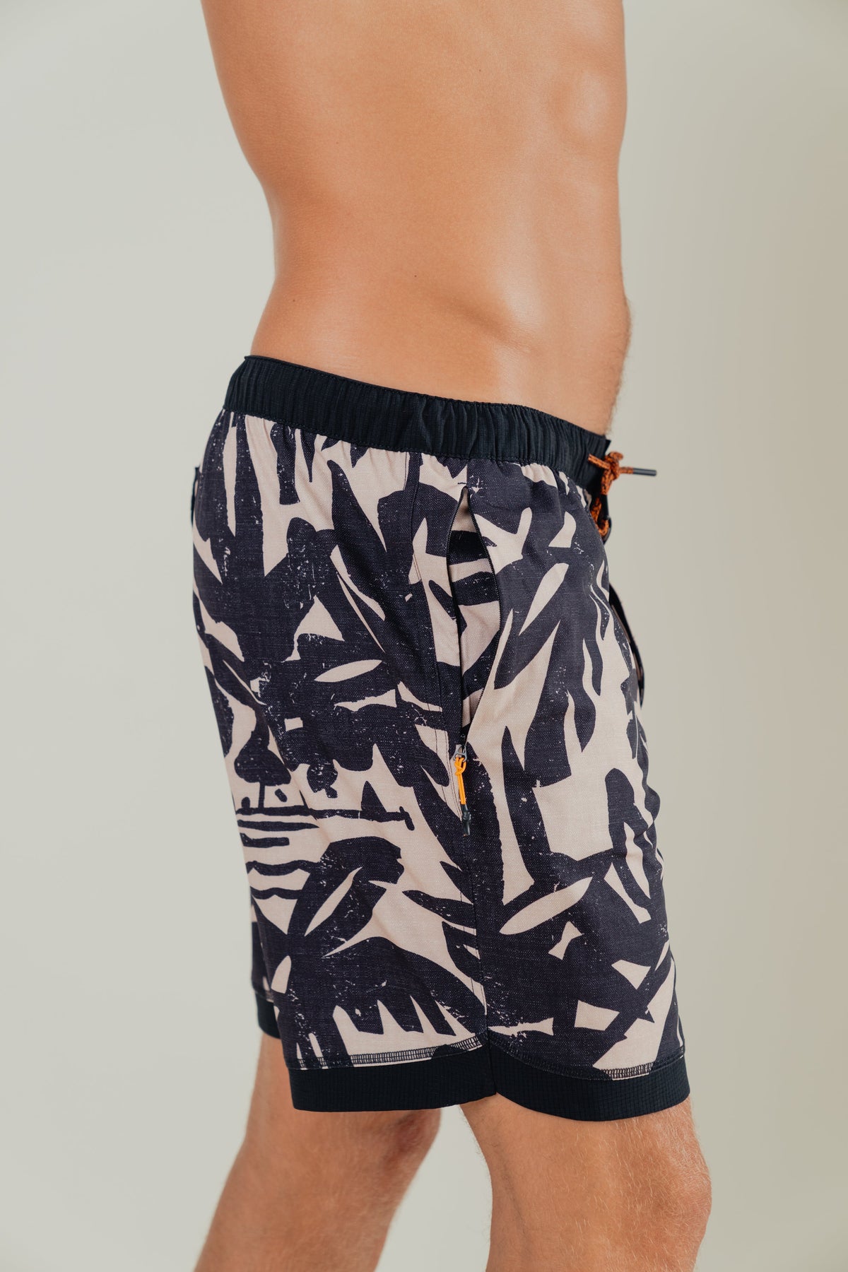 OLEU ALL-SHORT™ 6" INSEAM I 16.5" OUTSEAM - CARVINGS in SANDSTONE