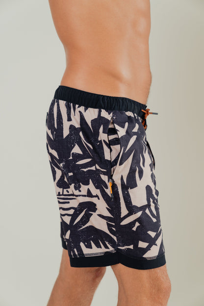 OLEU ALL-SHORT™ 6" INSEAM I 16.5" OUTSEAM - CARVINGS in SANDSTONE