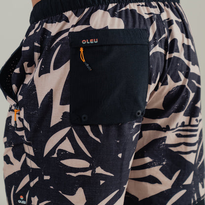 OLEU ALL-SHORT™ 6" INSEAM I 16.5" OUTSEAM - CARVINGS in SANDSTONE