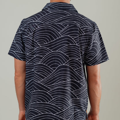 OLEU UV QUICK-DRY BOARDSHIRT - STORM CARBON