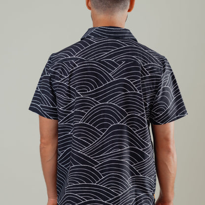 OLEU UV QUICK-DRY BOARDSHIRT - STORM CARBON