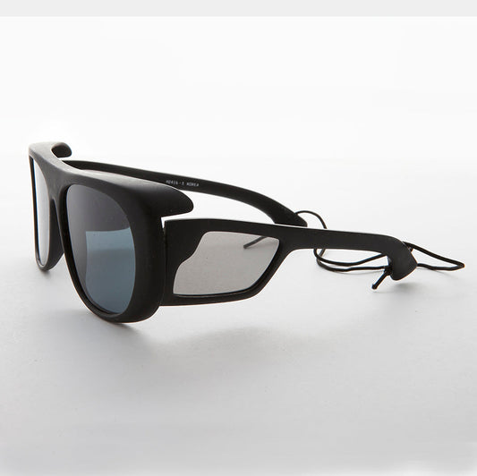 80s Polarized Glass Lens Sporty Vintage Fishing Sunglass - Lerner