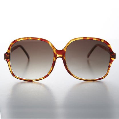 Tortoiseshell Oversized Square Women's Sunglass - Leticia