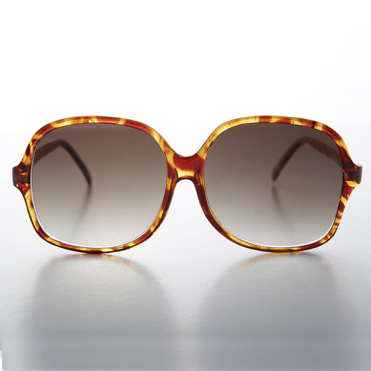 Tortoiseshell Oversized Square Women's Sunglass - Leticia
