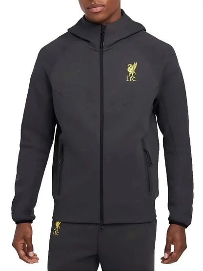 LFC 2025 Tech Fleece Dark Grey Hooded Jacket
