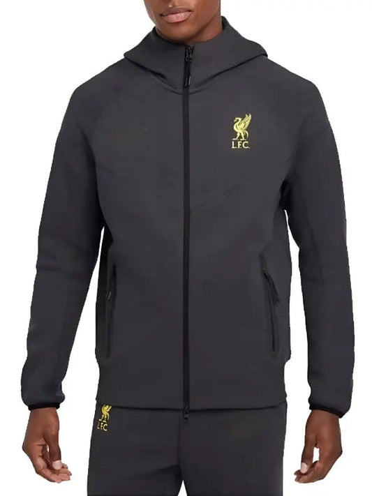LFC 2025 Tech Fleece Dark Grey Hooded Jacket