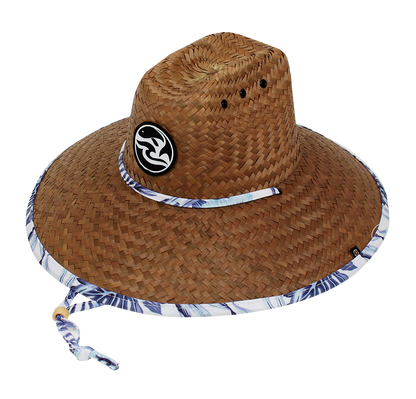 Mens Straw Lifeguard Hat - Underbrim Designs