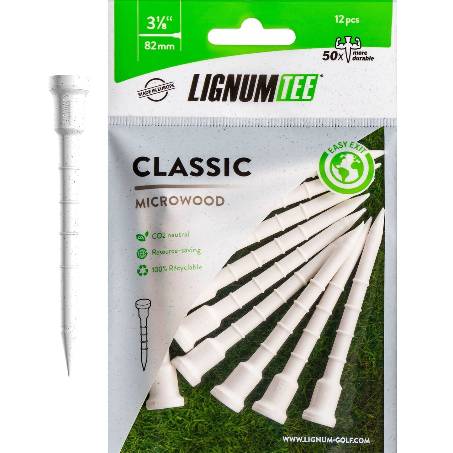 Lignum Classic Golf Tees