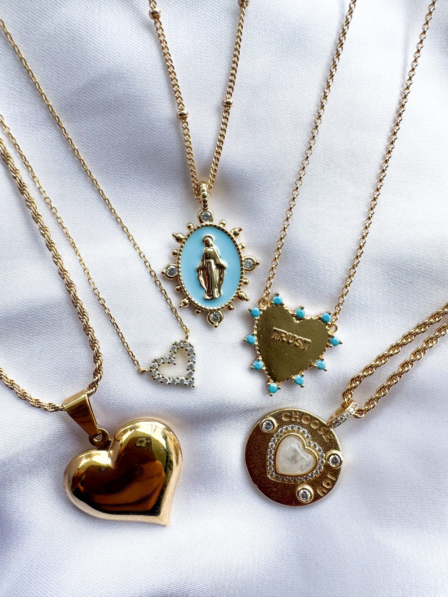 Aqua Lady Lourdes Pendant