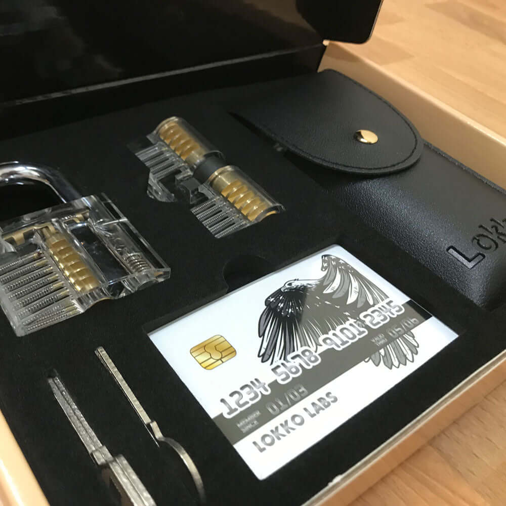Beginners Lock Pick Set - Picks, Practice Locks, Covert Kit + How-to Guide