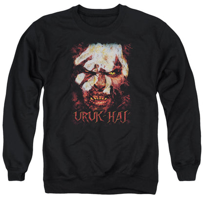 Lord Of The Rings Uruk Hai Mens Crewneck Sweatshirt Black