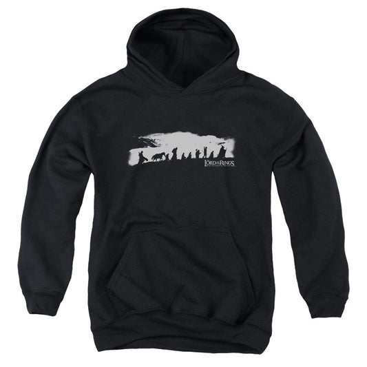 Lord of the Rings the Fellowship Kids Youth Hoodie Black
