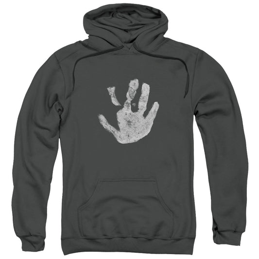 Lord Of The Rings White Hand Mens Hoodie Charcoal