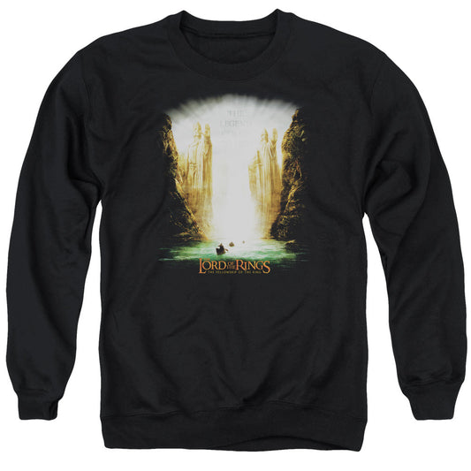 Lord Of The Rings Kings Of Old Mens Crewneck Sweatshirt Black