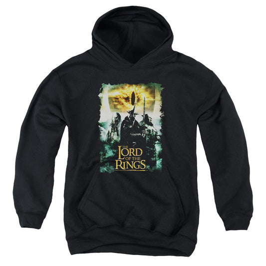 Lord Of The Rings Villain Group Kids Youth Hoodie Black Officially Licensed
