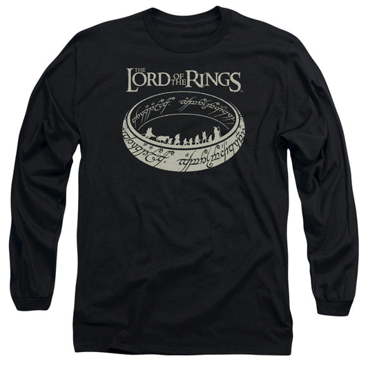 Lord Of The Rings The Journey Mens Long Sleeve Shirt Black Officially Licensed Officially Licensed