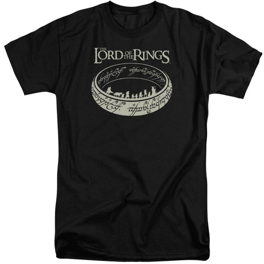 Lord Of The Rings The Journey Mens Tall T Shirt Black Officially Licensed