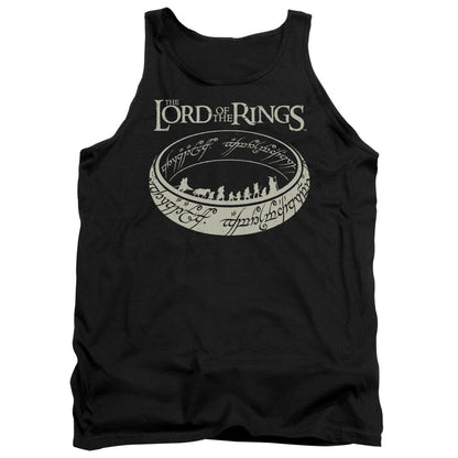 Lord Of The Rings The Journey Mens Tank Top Shirt Black Officially Licensed