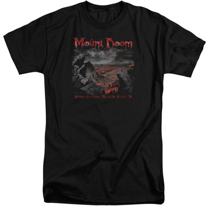 Lord Of The Rings Power Corrupts Mens Tall T Shirt Black Officially Licensed