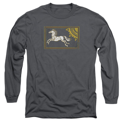 Lor Rohan Banner Mens Long Sleeve Shirt Charcoal Officially Licensed