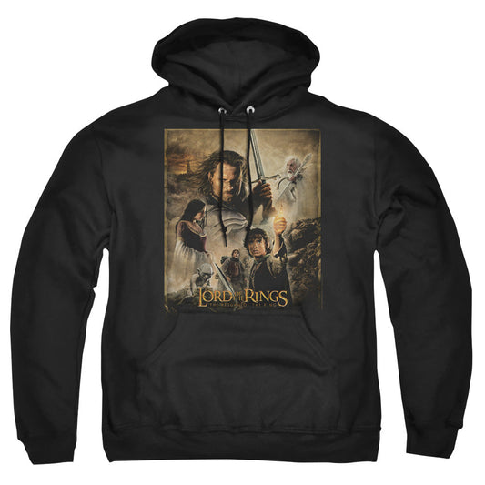 Lord Of The Rings Rotk Poster Mens Hoodie Black